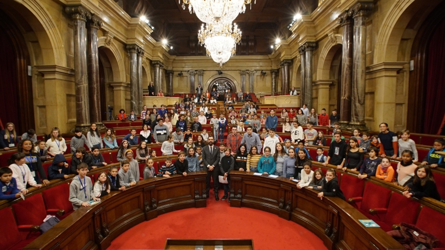 Petites Conselleres al Parlament de Catalunya
